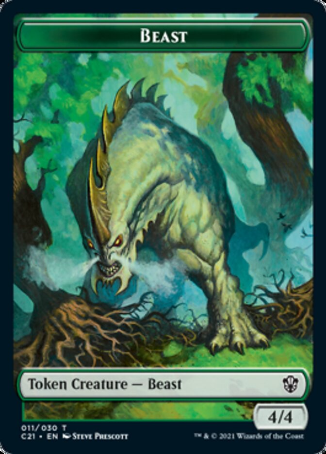 Beast // Insect Token [Commander 2021 Tokens] | KingTCG.ca