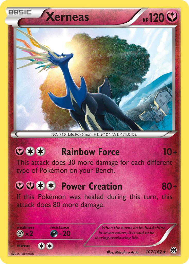 Xerneas (107/162) (Cosmos Holo) (Blister Exclusive) [XY: BREAKthrough] | KingTCG.ca