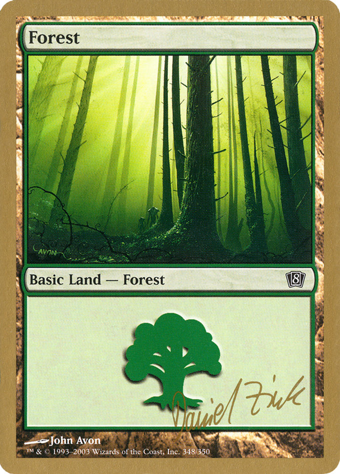 Forest (dz348) (Daniel Zink) [World Championship Decks 2003] | KingTCG.ca