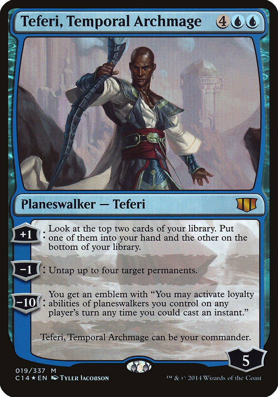 Teferi, Temporal Archmage (Commander 2014) [Commander 2014 Oversized] | KingTCG.ca