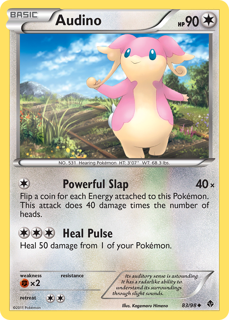 Audino (83/98) [Black & White: Emerging Powers] | KingTCG.ca