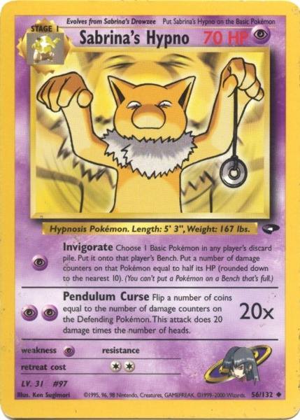 Sabrina's Hypno (56/132) [Gym Challenge] | KingTCG.ca