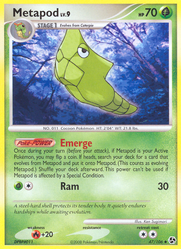 Metapod (47/106) [Diamond & Pearl: Great Encounters] | KingTCG.ca