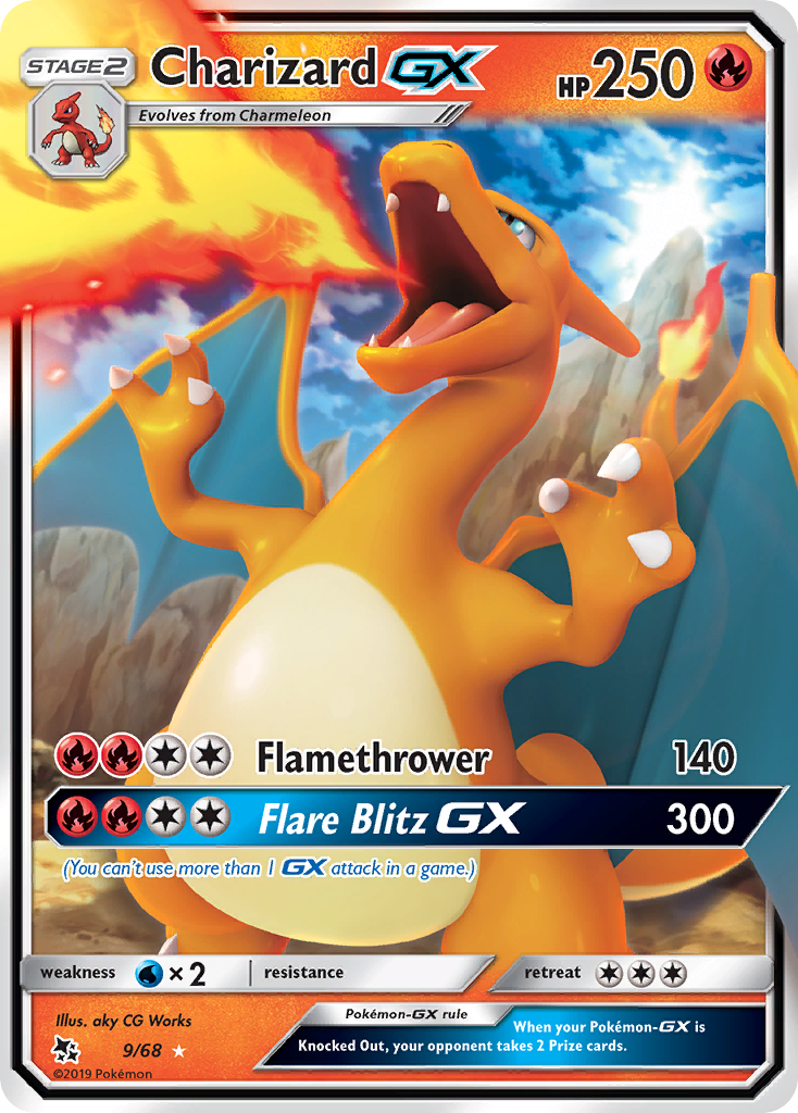 Charizard GX (9/68) [Sun & Moon: Hidden Fates] | KingTCG.ca