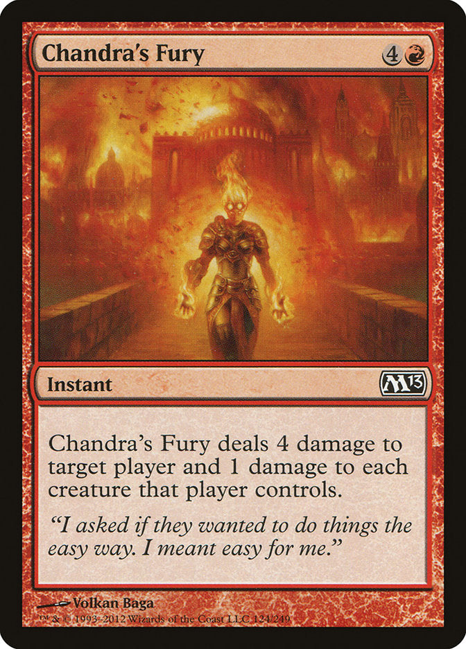 Chandra's Fury [Magic 2013] | KingTCG.ca