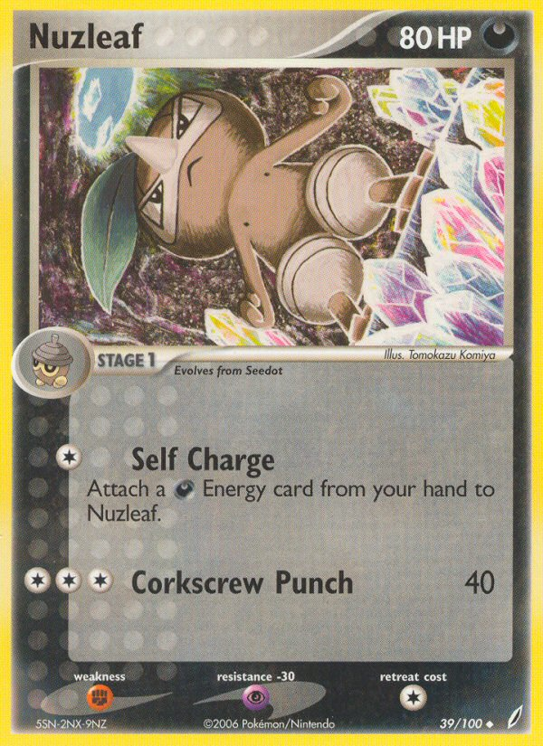 Nuzleaf (39/100) [EX: Crystal Guardians] | KingTCG.ca