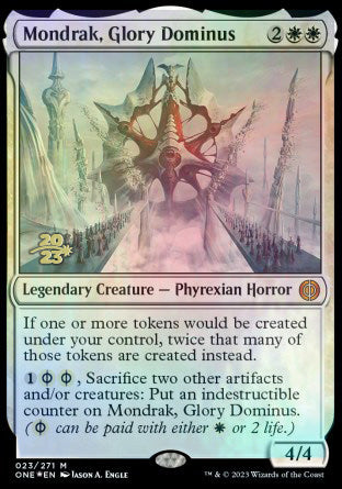 Mondrak, Glory Dominus [Phyrexia: All Will Be One Prerelease Promos] | KingTCG.ca