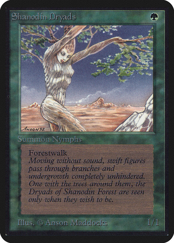 Shanodin Dryads [Limited Edition Alpha] | KingTCG.ca