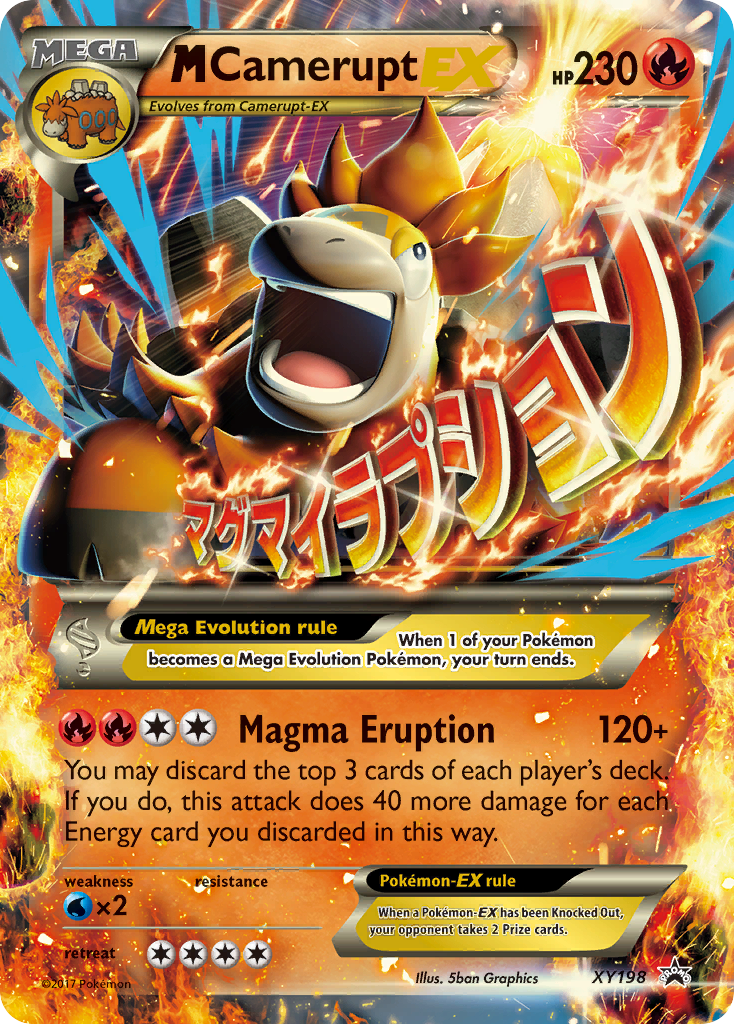 M Camerupt EX (XY198) [XY: Black Star Promos] | KingTCG.ca