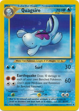 Quagsire (45/111) [Neo Genesis] | KingTCG.ca