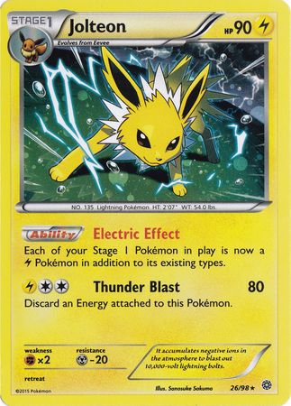 Jolteon (26/98) (Cosmos Holo) [XY: Ancient Origins] | KingTCG.ca