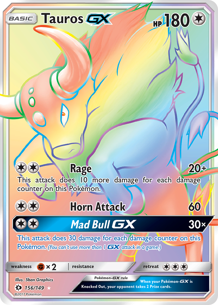 Tauros GX (156/149) [Sun & Moon: Base Set] | KingTCG.ca