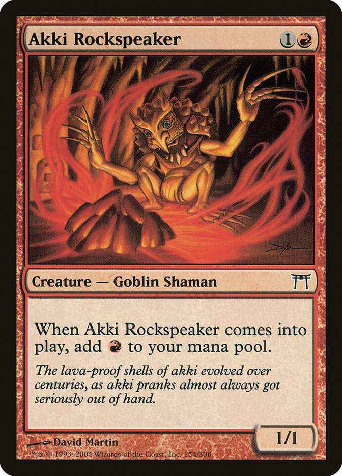 Akki Rockspeaker [Champions of Kamigawa] | KingTCG.ca