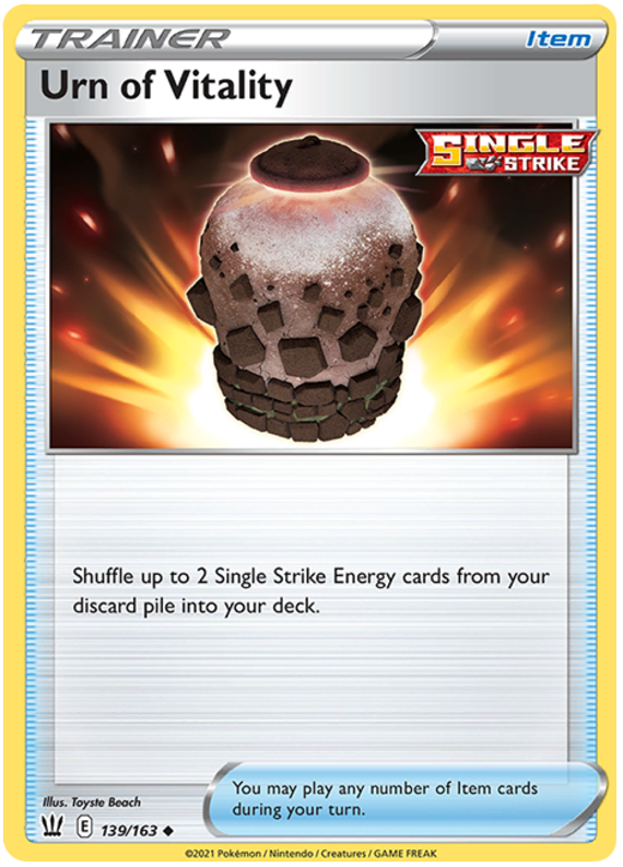 Urn of Vitality (139/163) [Sword & Shield: Battle Styles] | KingTCG.ca