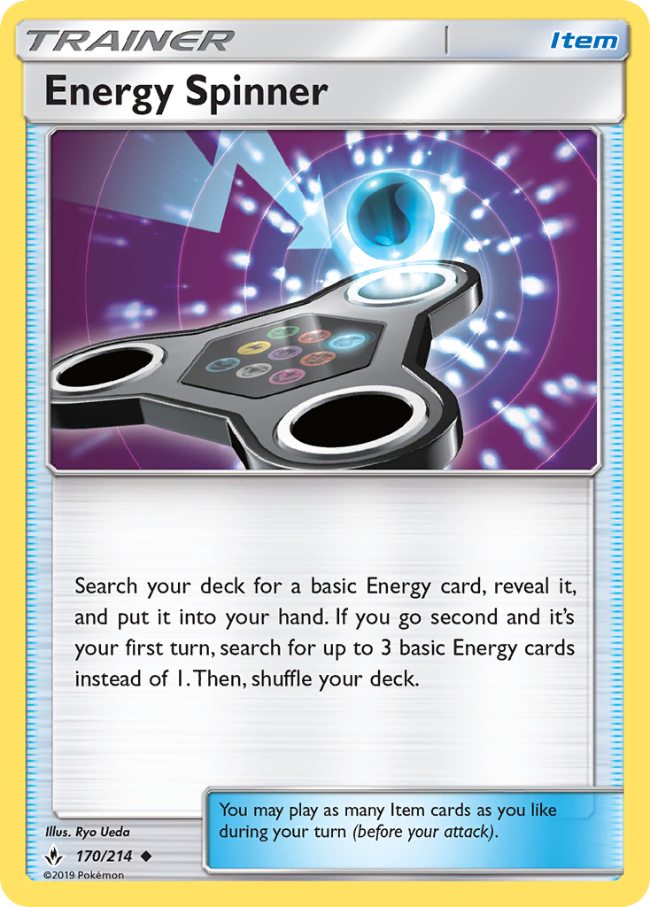 Energy Spinner (170/214) [Sun & Moon: Unbroken Bonds] | KingTCG.ca