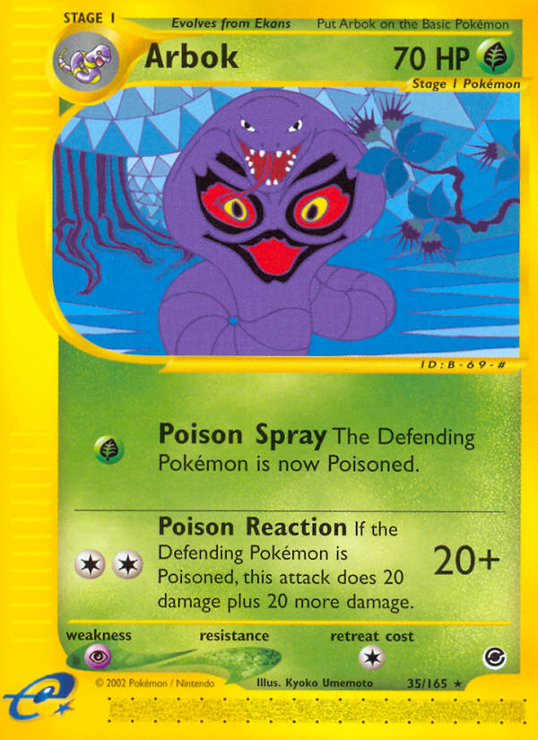 Arbok (35/165) [Expedition: Base Set] | KingTCG.ca