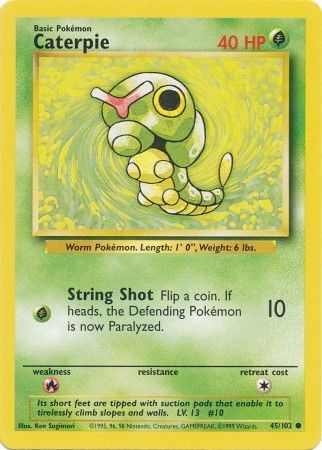 Caterpie (45/102) [Base Set] | KingTCG.ca