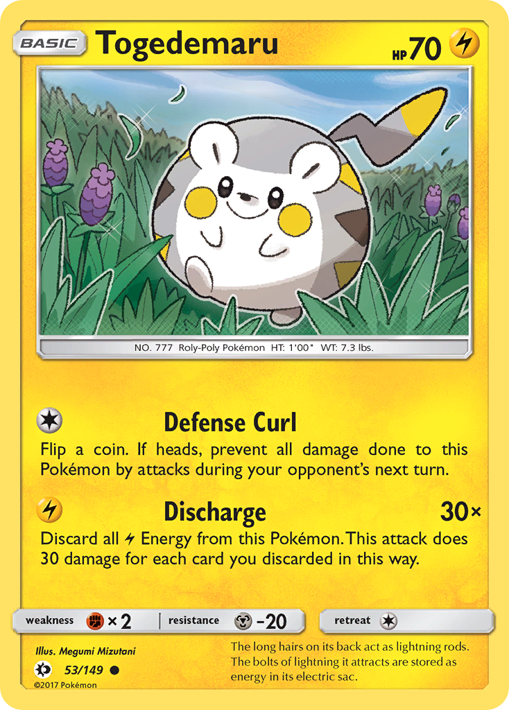 Togedemaru (53/149) [Sun & Moon: Base Set] | KingTCG.ca