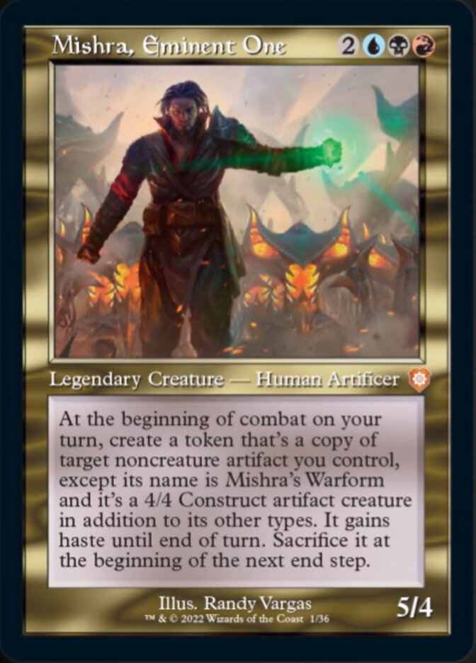 Mishra, Eminent One (001) (Retro) [The Brothers' War Commander] | KingTCG.ca