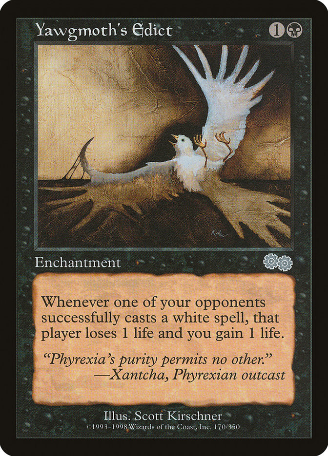 Yawgmoth's Edict [Urza's Saga] | KingTCG.ca