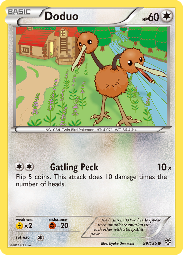 Doduo (99/135) [Black & White: Plasma Storm] | KingTCG.ca