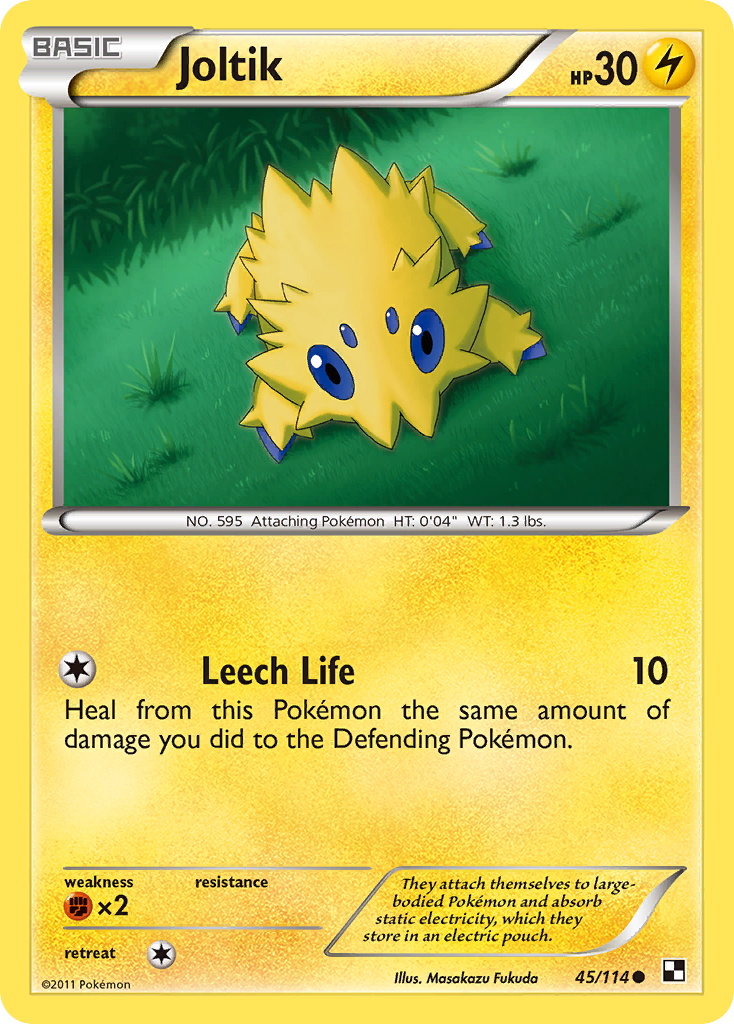 Joltik (45/114) [Black & White: Base Set] | KingTCG.ca