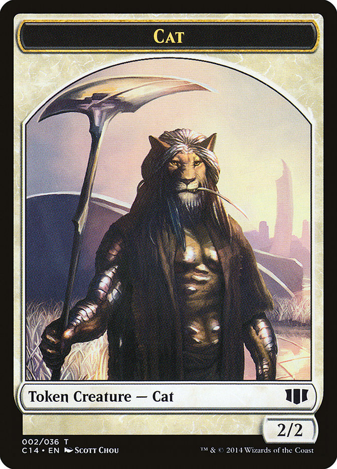 Angel // Cat Double-sided Token [Commander 2014 Tokens] | KingTCG.ca