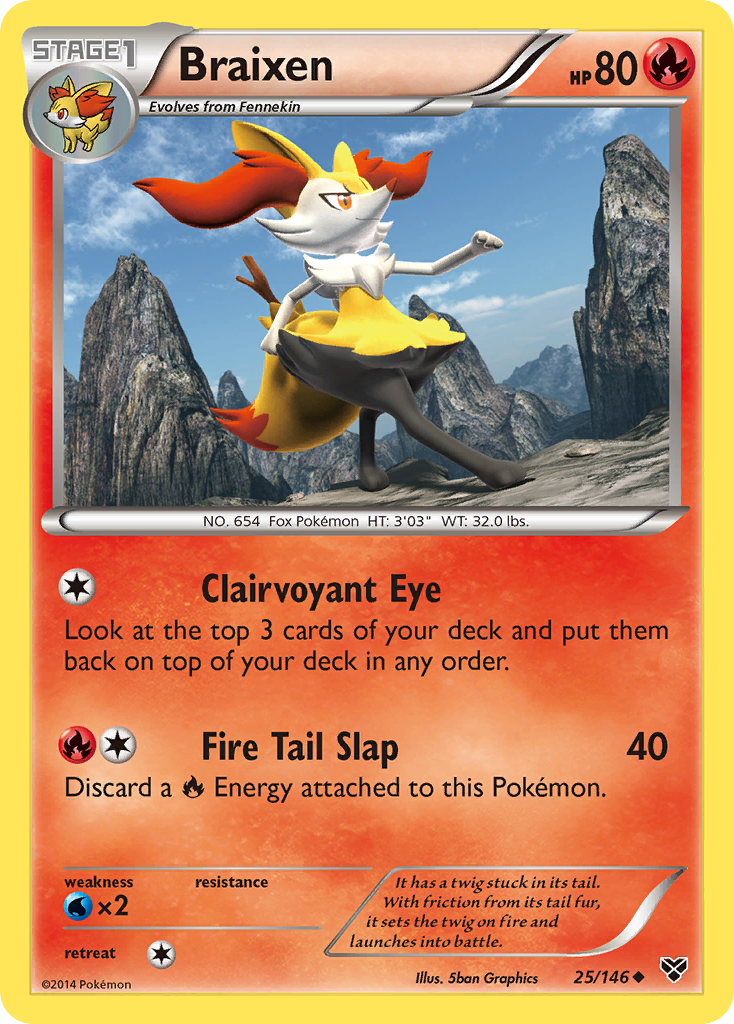 Braixen (25/146) [XY: Base Set] | KingTCG.ca