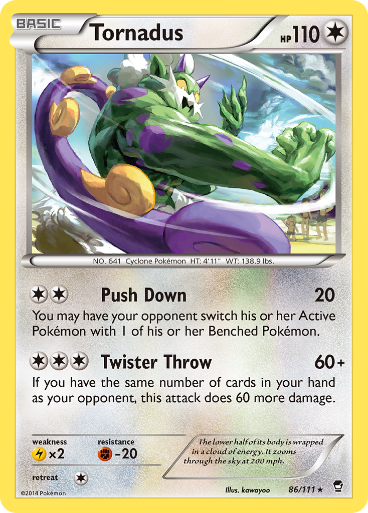 Tornadus (86/111) [XY: Furious Fists] | KingTCG.ca