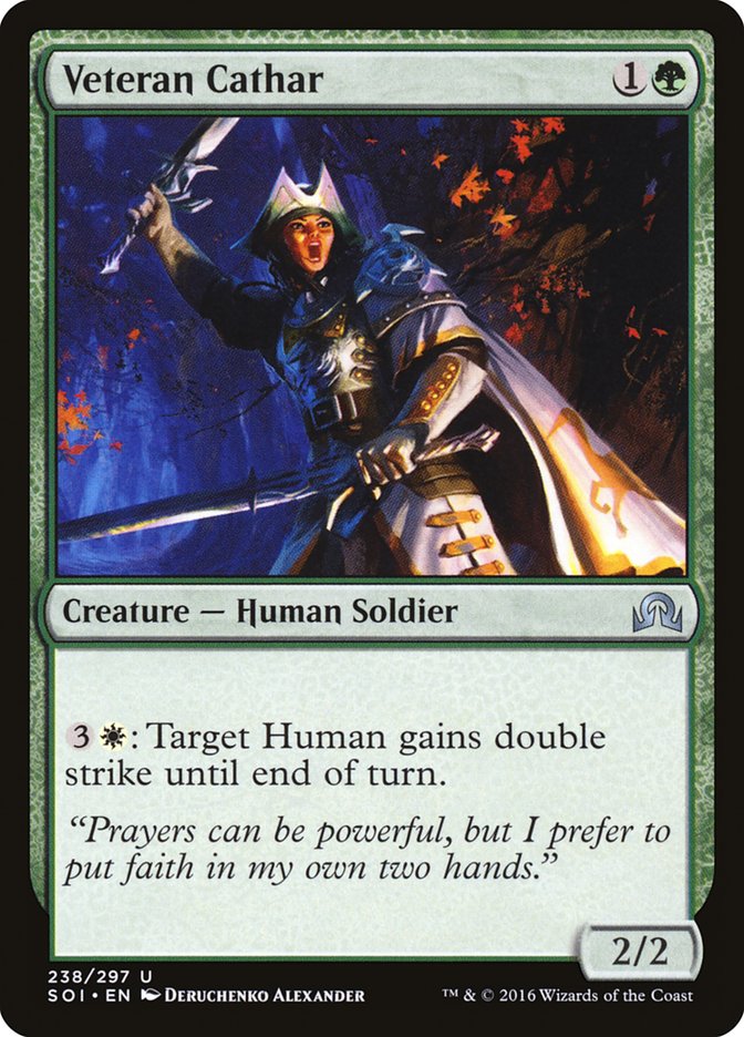 Veteran Cathar [Shadows over Innistrad] | KingTCG.ca