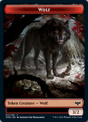 Wolf (011) // Spirit (002) Double-sided Token [Innistrad: Crimson Vow Tokens] | KingTCG.ca