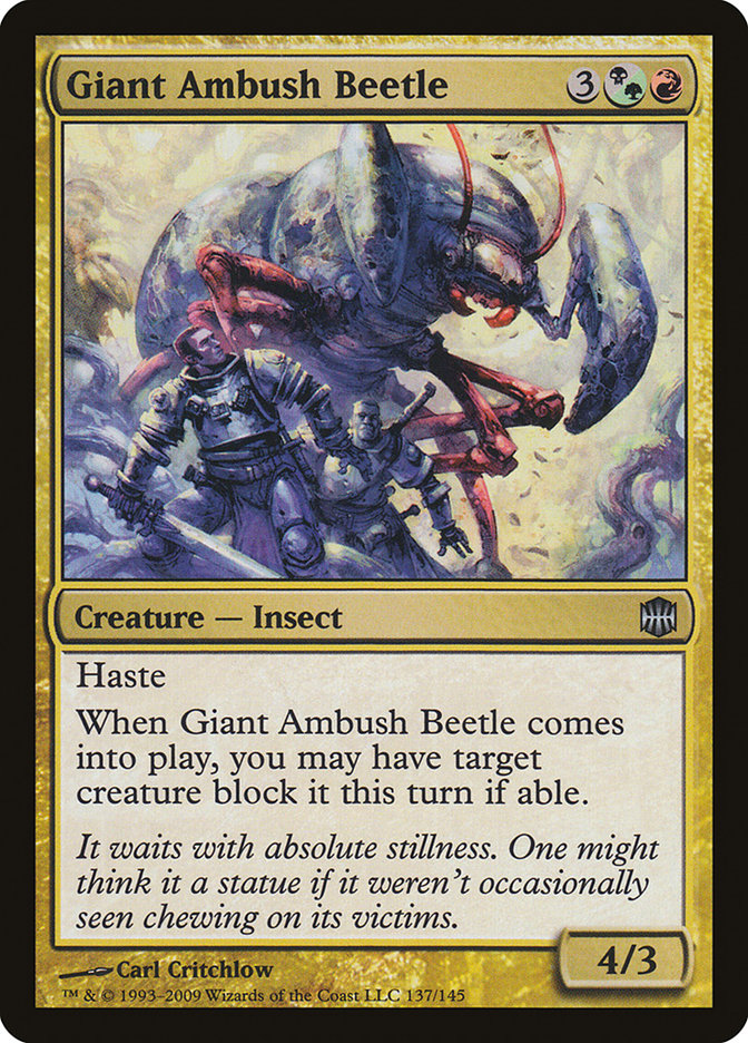 Giant Ambush Beetle [Alara Reborn] | KingTCG.ca