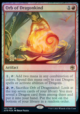 Orb of Dragonkind [Dungeons & Dragons: Adventures in the Forgotten Realms Prerelease Promos] | KingTCG.ca