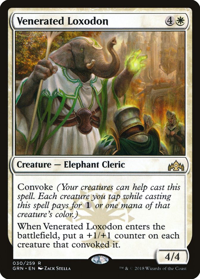 Venerated Loxodon [Guilds of Ravnica] | KingTCG.ca