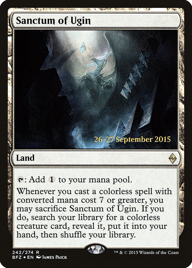 Sanctum of Ugin (Prerelease Promo) [Battle for Zendikar Prerelease Promos] | KingTCG.ca