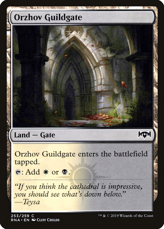 Orzhov Guildgate (253/259) [Ravnica Allegiance] | KingTCG.ca