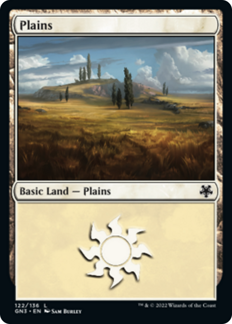 Plains (122) [Game Night: Free-for-All] | KingTCG.ca