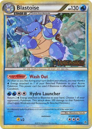 Blastoise (13/95) (Prerelease Promo) [HeartGold & SoulSilver: Black Star Promos] | KingTCG.ca