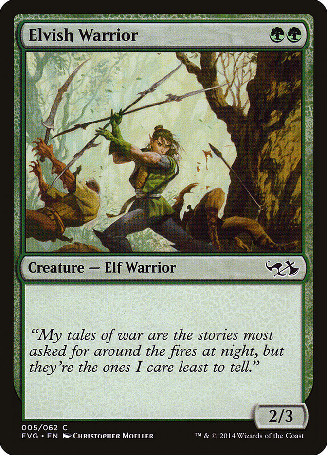 Elvish Warrior (Elves vs. Goblins) [Duel Decks Anthology] | KingTCG.ca