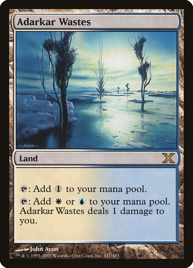 Adarkar Wastes [Tenth Edition] | KingTCG.ca