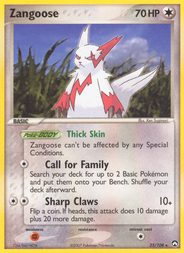 Zangoose (25/108) [EX: Power Keepers] | KingTCG.ca