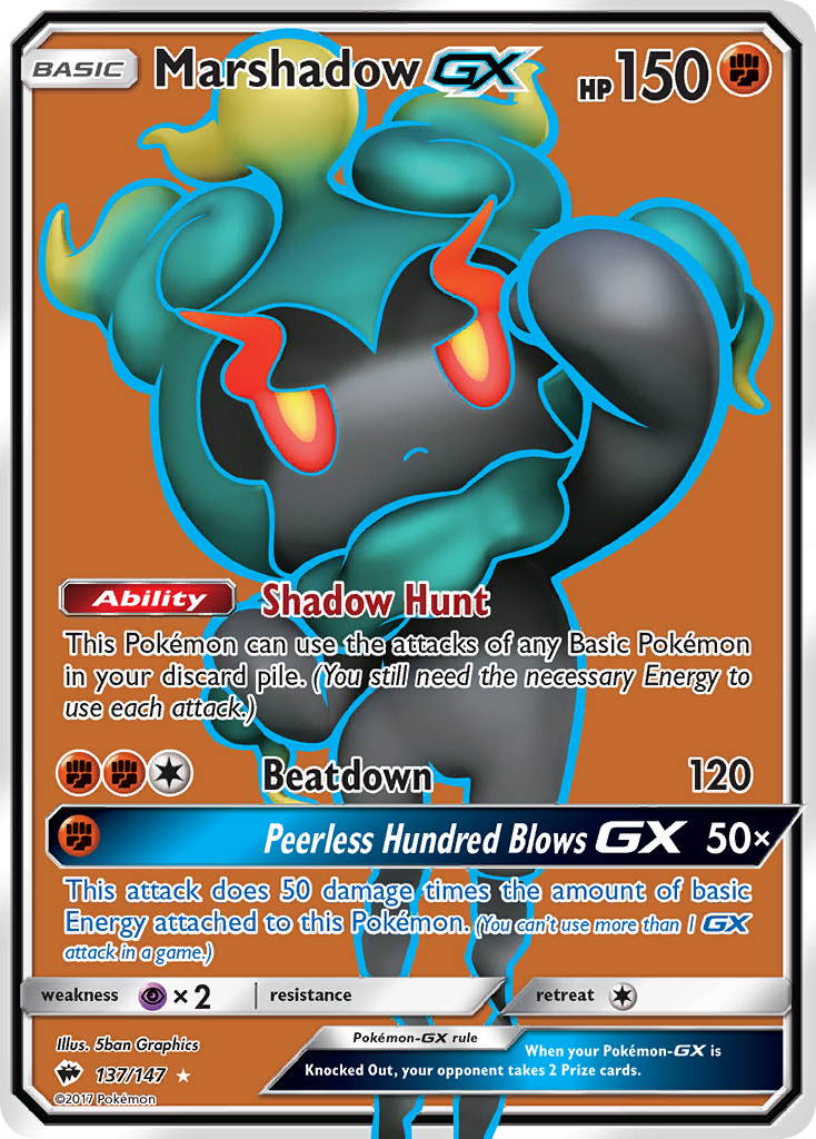 Marshadow GX (137/147) [Sun & Moon: Burning Shadows] | KingTCG.ca