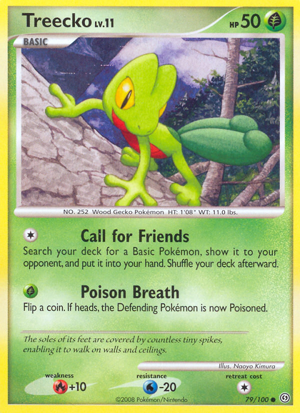 Treecko (79/100) [Diamond & Pearl: Stormfront] | KingTCG.ca