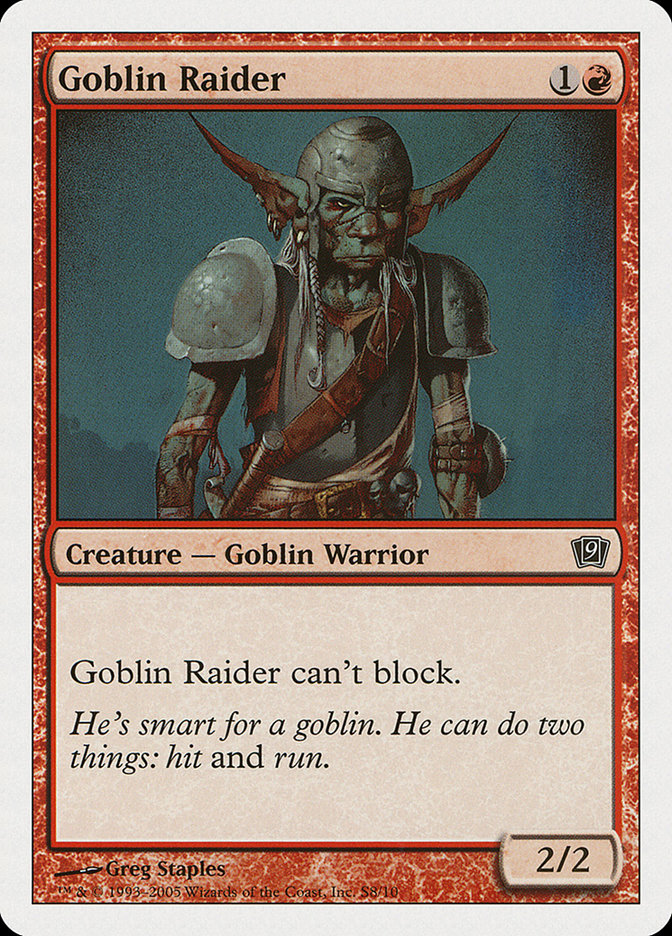 Goblin Raider [Ninth Edition] | KingTCG.ca