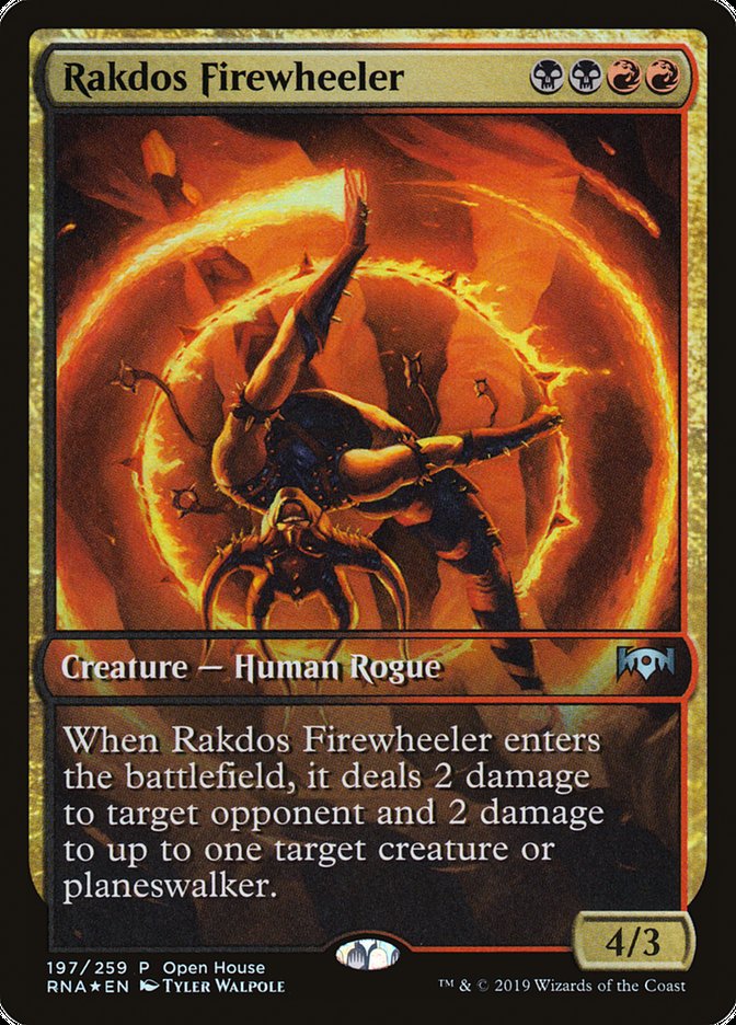 Rakdos Firewheeler [Ravnica Allegiance Promos] | KingTCG.ca