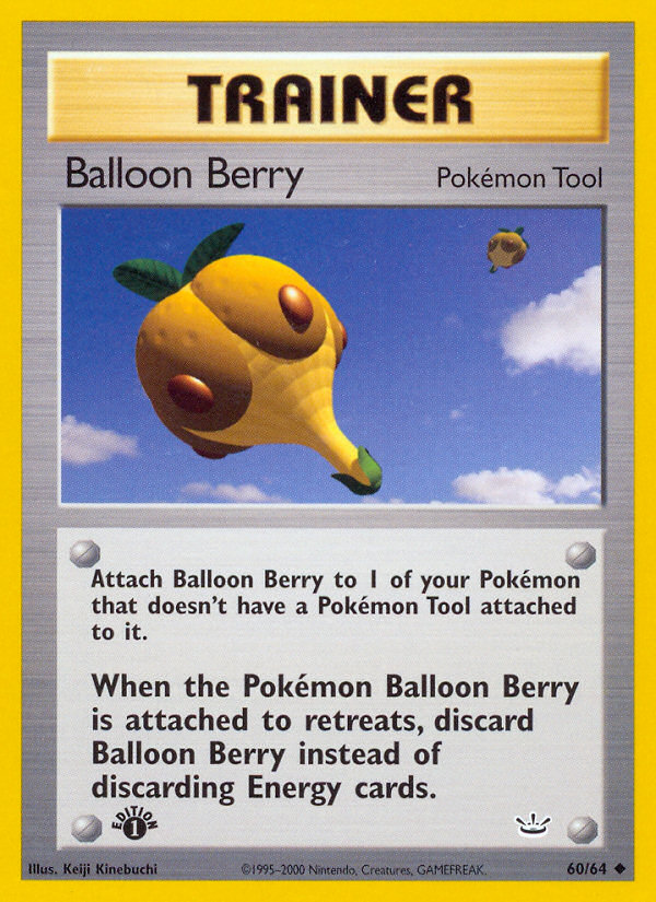 Balloon Berry (60/64) [Neo Revelation 1st Edition] | KingTCG.ca