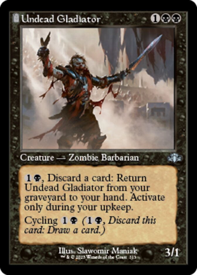 Undead Gladiator (Retro) [Dominaria Remastered] | KingTCG.ca