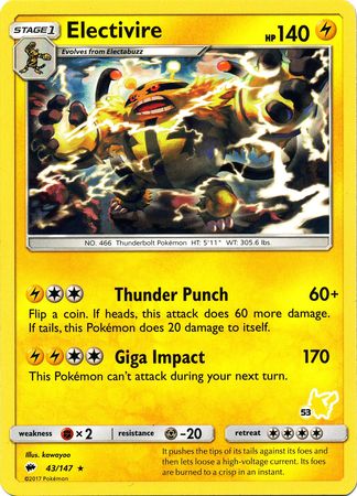 Electivire (53/60) [Battle Academy: Pikachu Deck] | KingTCG.ca