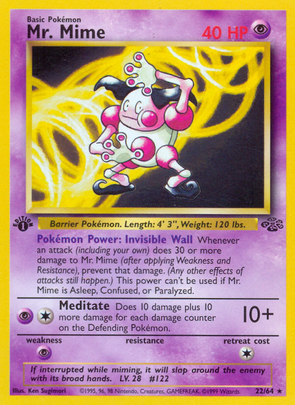 Mr. Mime (22/64) [Jungle 1st Edition] | KingTCG.ca