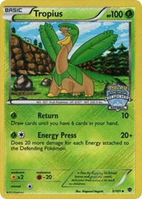 Tropius (5/101) (National Championship Staff Promo) [Black & White: Plasma Blast] | KingTCG.ca